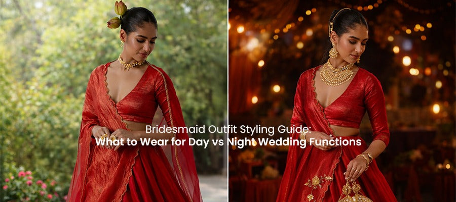 Bridesmaid Outfit Styling Guide: What to Wear for Day vs Night Wedding Functions