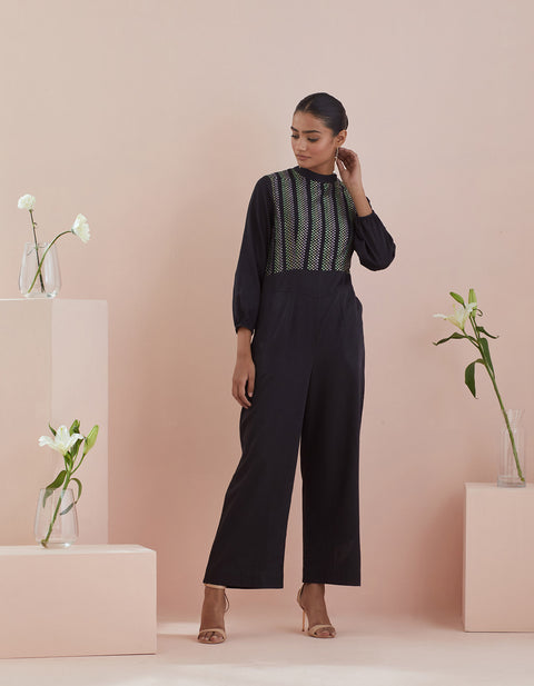 Shop Jumpsuit in Cotton with Glaze Textures | Vinusto