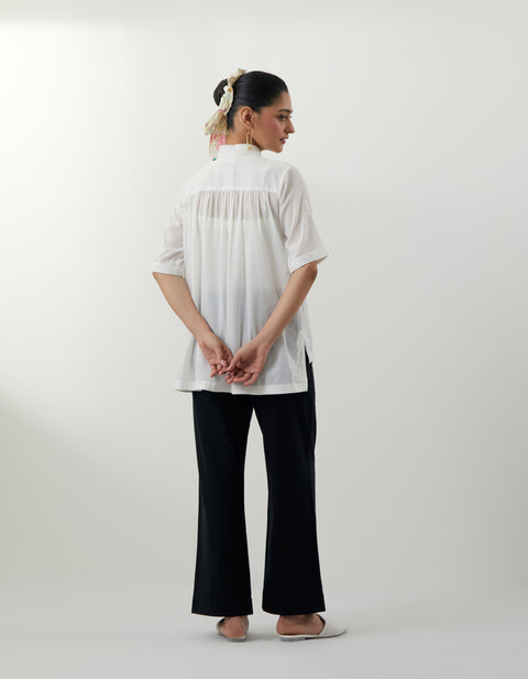 Chikankari Cotton Shirt