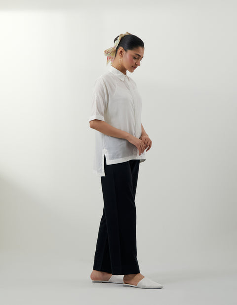 Chikankari Cotton Shirt