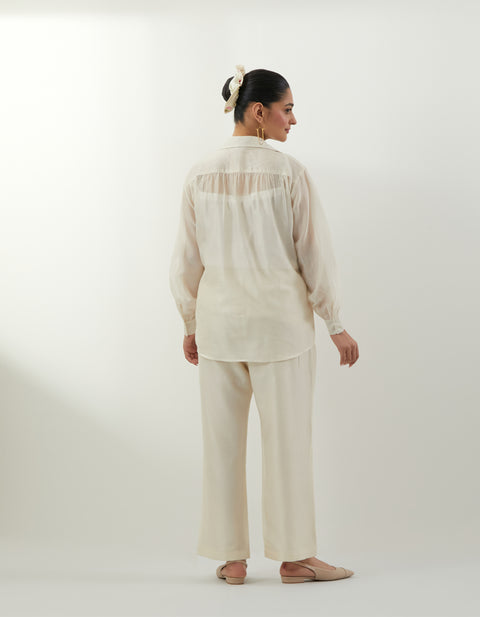 Handcraft Embroidered Chanderi Shirt Set – Vinusto Office Wear 2025

