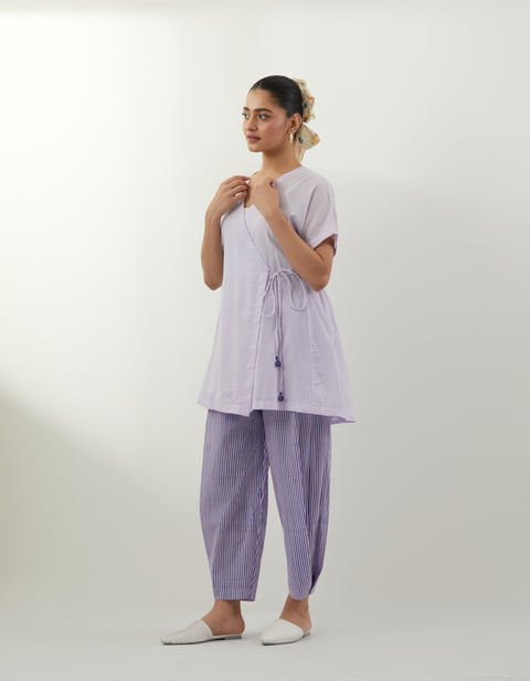 Handcraft Lavender Chikankari Tunic Set – Vinusto Office Wear 2025

