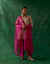 Zari Silk Short Kurta with Embroidered Salwar & and Katan Dupatta in Pink (Set of 3)