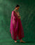 Zari Silk Short Kurta with Embroidered Salwar & and Katan Dupatta in Pink (Set of 3)