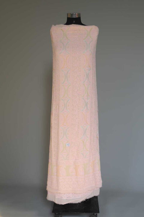Chikankari Kurta & Dupatta in Rose Pink (Set of 2)