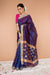 Handwoven Silk Saree in Midnight Blue