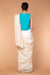 Chanderi Hand Loom Silk Saree in Off White