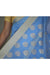 Chanderi Hand Loom Mercerized Silk Saree in Crystal Blue