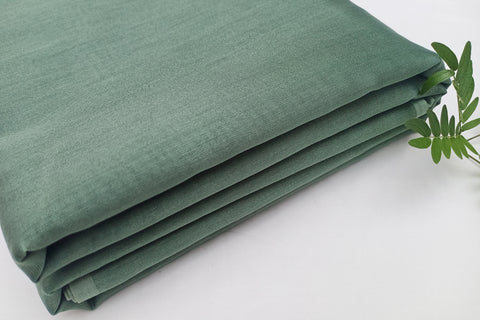 Buy Handwoven Chanderi Silk In Sage Green - By Vinusto
