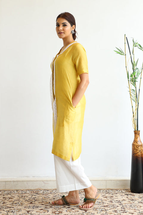 Customize  A- Line Chanderi