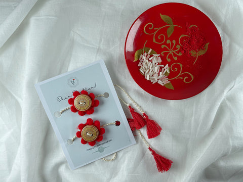 Vinusto- 'Surajmukhi' Bhai Rakhi (Set of 2)