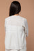 White Cotton Top with Gathers and Lace Trims