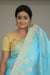 Chanderi Hand Loom Mercerized Silk Saree in Electric Blue