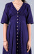 Empire Line Maxi Dress Midnight Blue Hand Loom Cotton from Sambalpur
