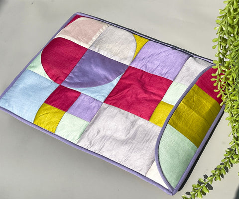 Handmade Laptop Sleeve with Patchwork