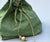 Handcrafted Olive Zari Potli Bag