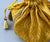 Handcrafted Yellow Zari Potli Bag