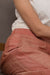 Loose Fit Straight Pants in Coral Hand Loom Cotton from Sambalpur