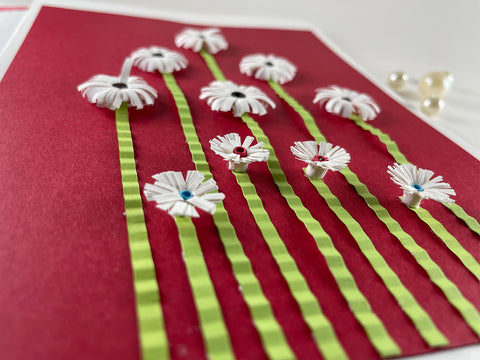 Bunch of Daffodils on the Card