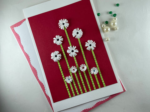 Bunch of Daffodils on the Card