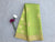 Chanderi Hand Loom Mercerized Silk Saree in Light Green