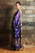 Chanderi Hand Loom Silk Saree in Purple