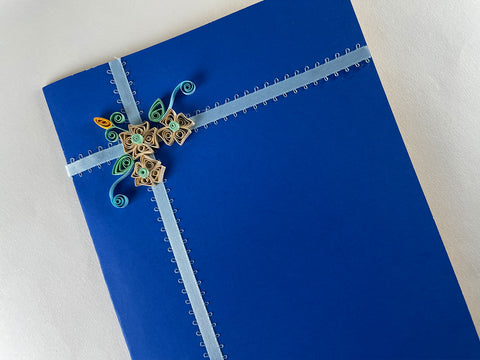 vinusto - 'Sudarshan' Mint green Rakhi & Card Combo (Set of 2)