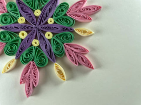 Green & Pink Mandala Card