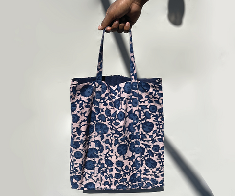 Handblock Printed Tote Bag