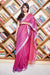 Linen Saree in Red