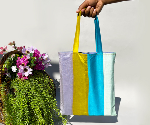 Multicolored Tote Bag