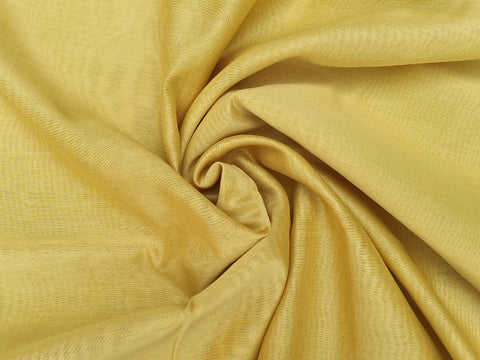 Order Handwoven Chanderi Silk In Yellow - By Vinusto